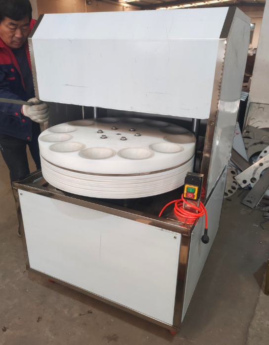 Rotary Plate Apple Pitting & Slicing Machine